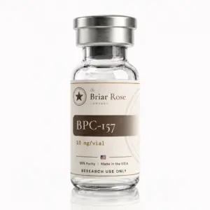 BPC-157 10 mg research peptide vial, USA-made, research use only