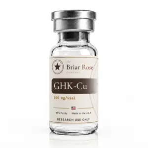 GHK-Cu 100 mg research peptide vial, USA-made, research use only