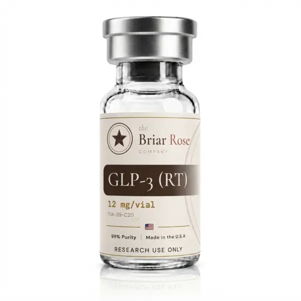 GLP-3 (RT) 12 mg research peptide vial, USA-made, research use only