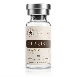 GLP-3 (RT) 24 mg research peptide vial, USA-made, research use only