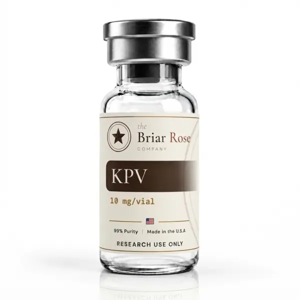 KPV 10 mg research peptide vial, USA-made, research use only