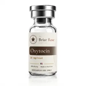 Oxytocin 10 mg research peptide vial, USA-made, research use only