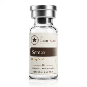 Semax 30 mg research peptide vial, USA-made, research use only
