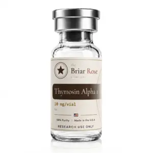 Thymosin Alpha 1 / TA1 10 mg research peptide vial, USA-made, research use only